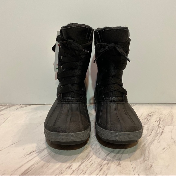 New! Pajar Selma Waterproof Black Duck Boot 8L US - Picture 2 of 14